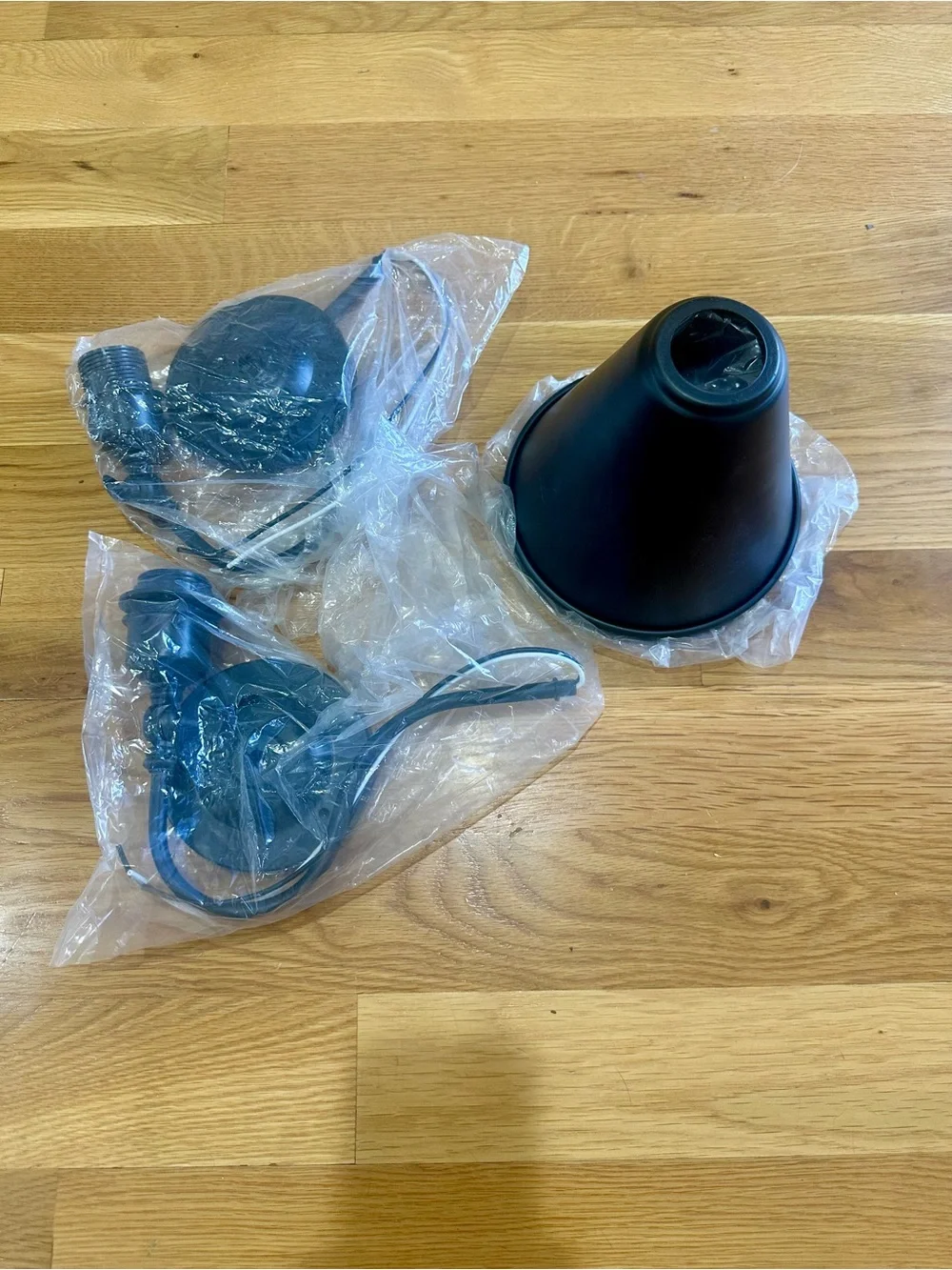 2 Matte Black Wall Sconce Light Fixture - Home Accents